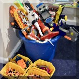 Y04. Nerf guns and other toys. 